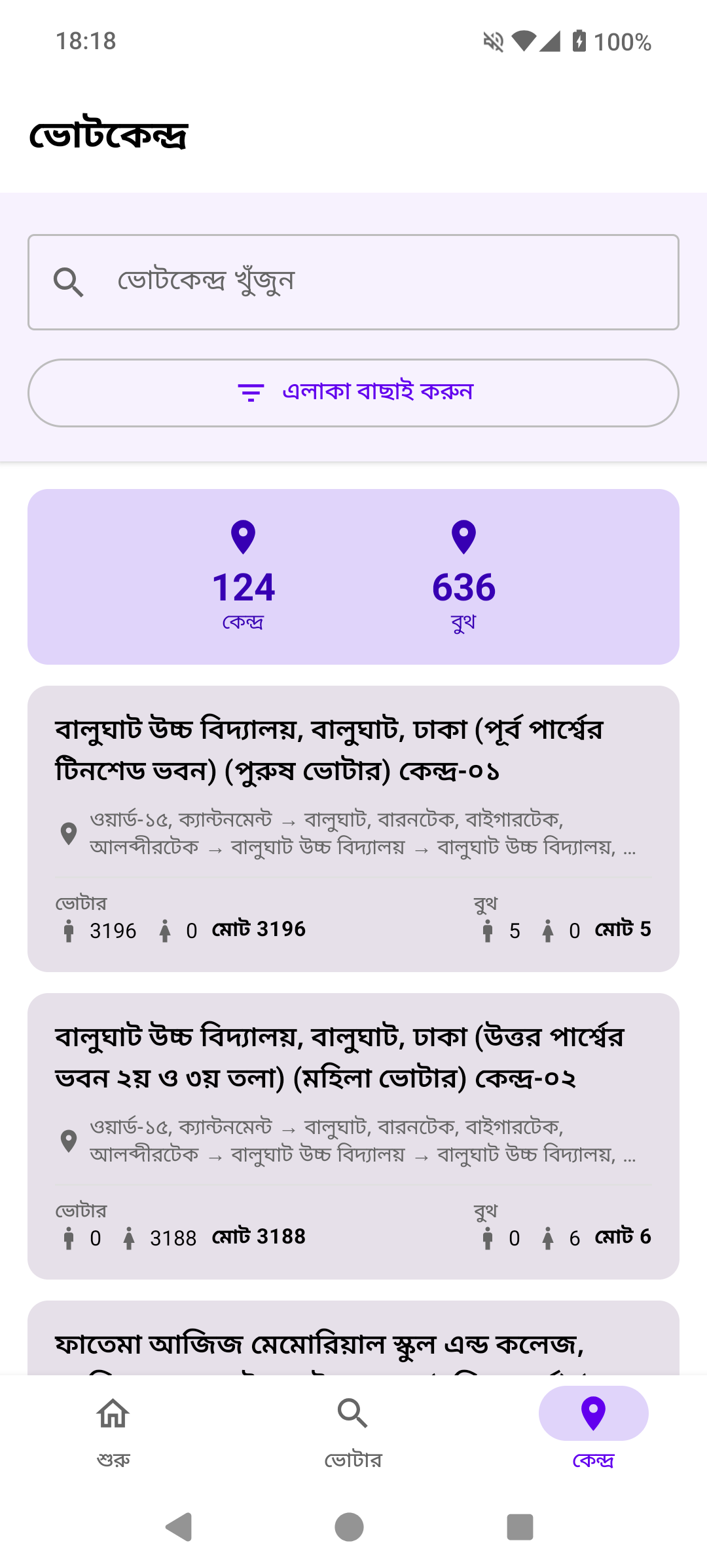 Polling Centers List